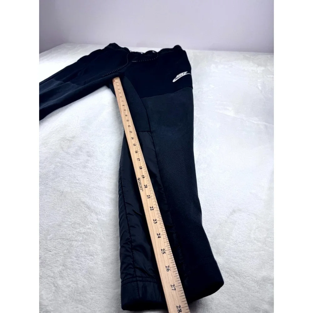 Nike Dri-Fit Jogger Sweatpants Mens‎ Medium Black Drawstring Logo Pull On Sports